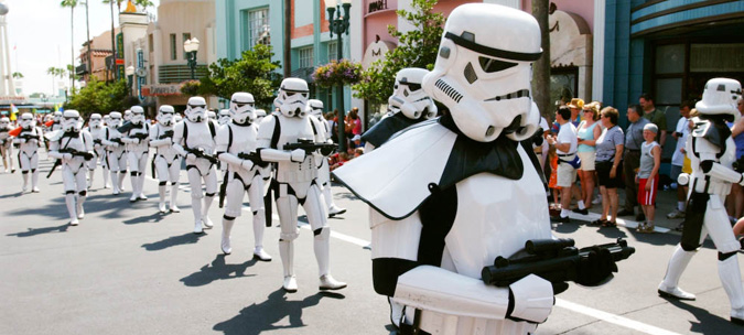 Storm troupers at Disney World Star Wars Weekends